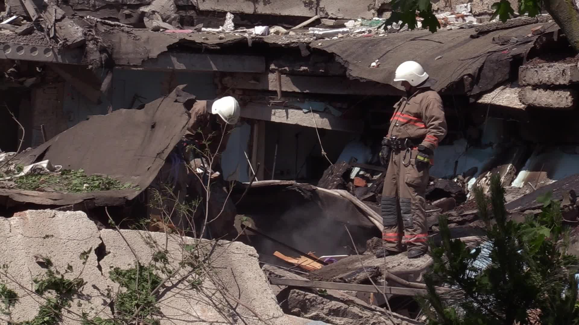 Aftermath of a missile strike in Odesa region, amid Russia's invasion of Ukraine