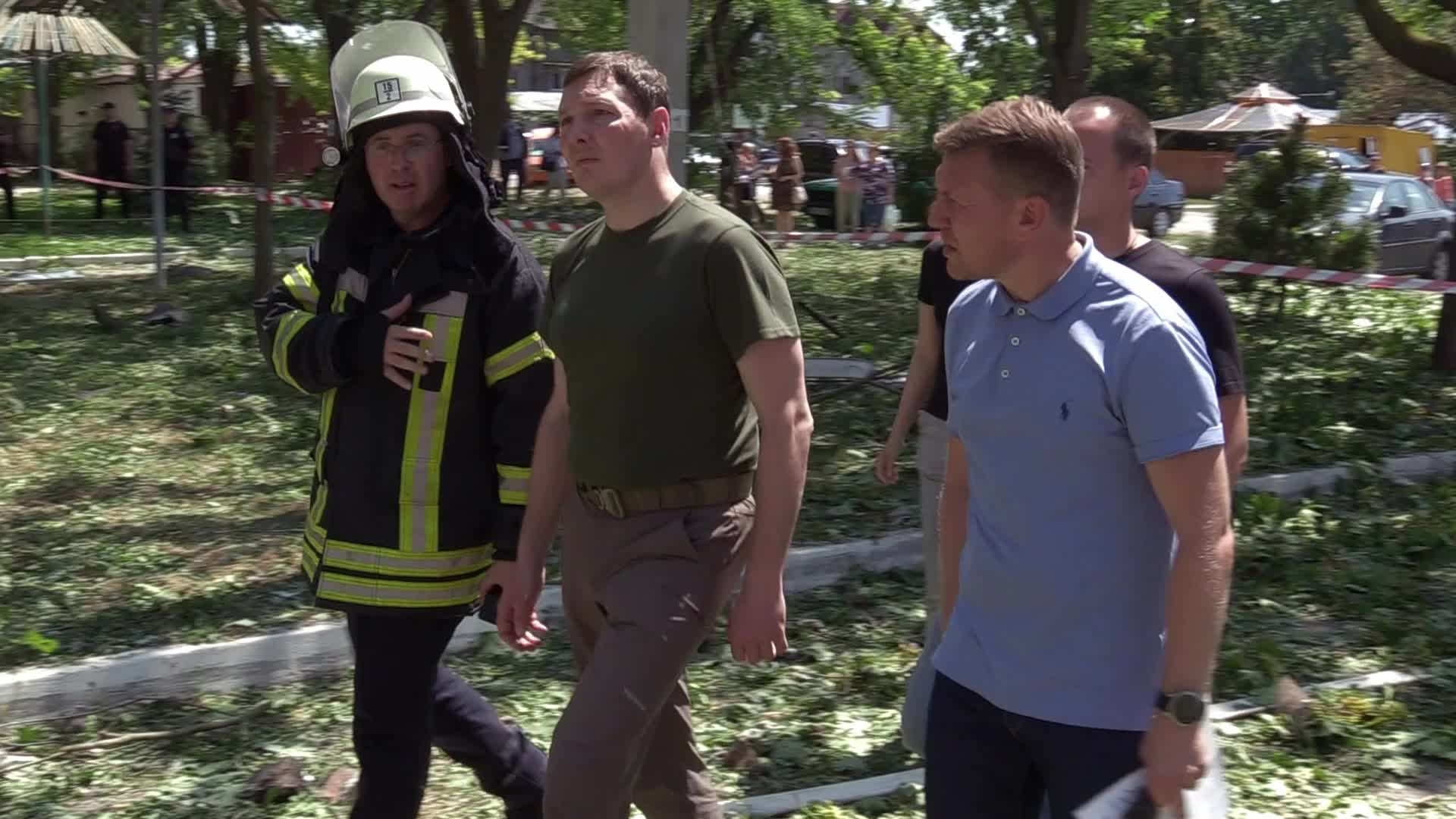 Aftermath of a missile strike in Odesa region, amid Russia's invasion of Ukraine