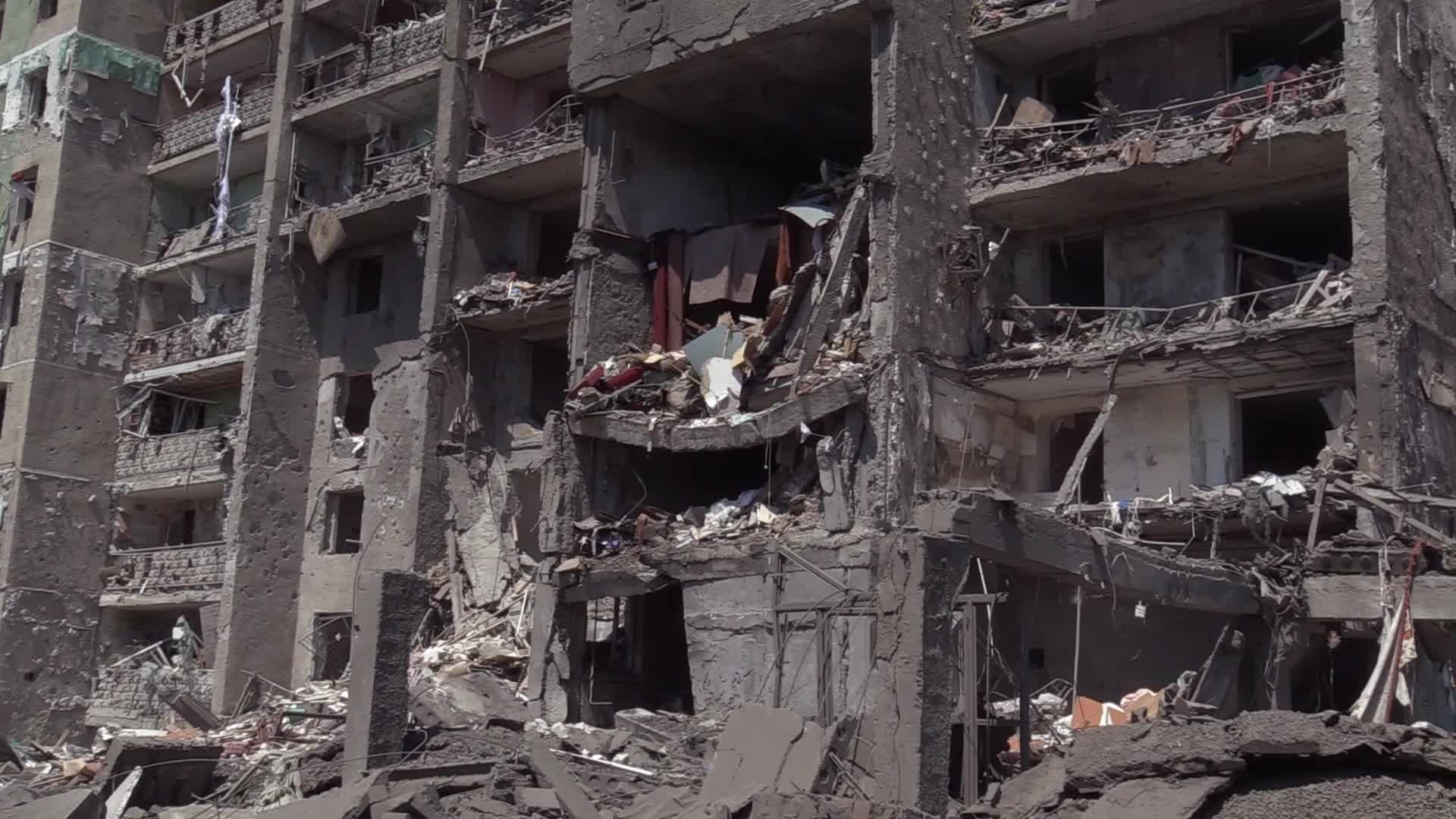 Aftermath of a missile strike in Odesa region, amid Russia's invasion of Ukraine