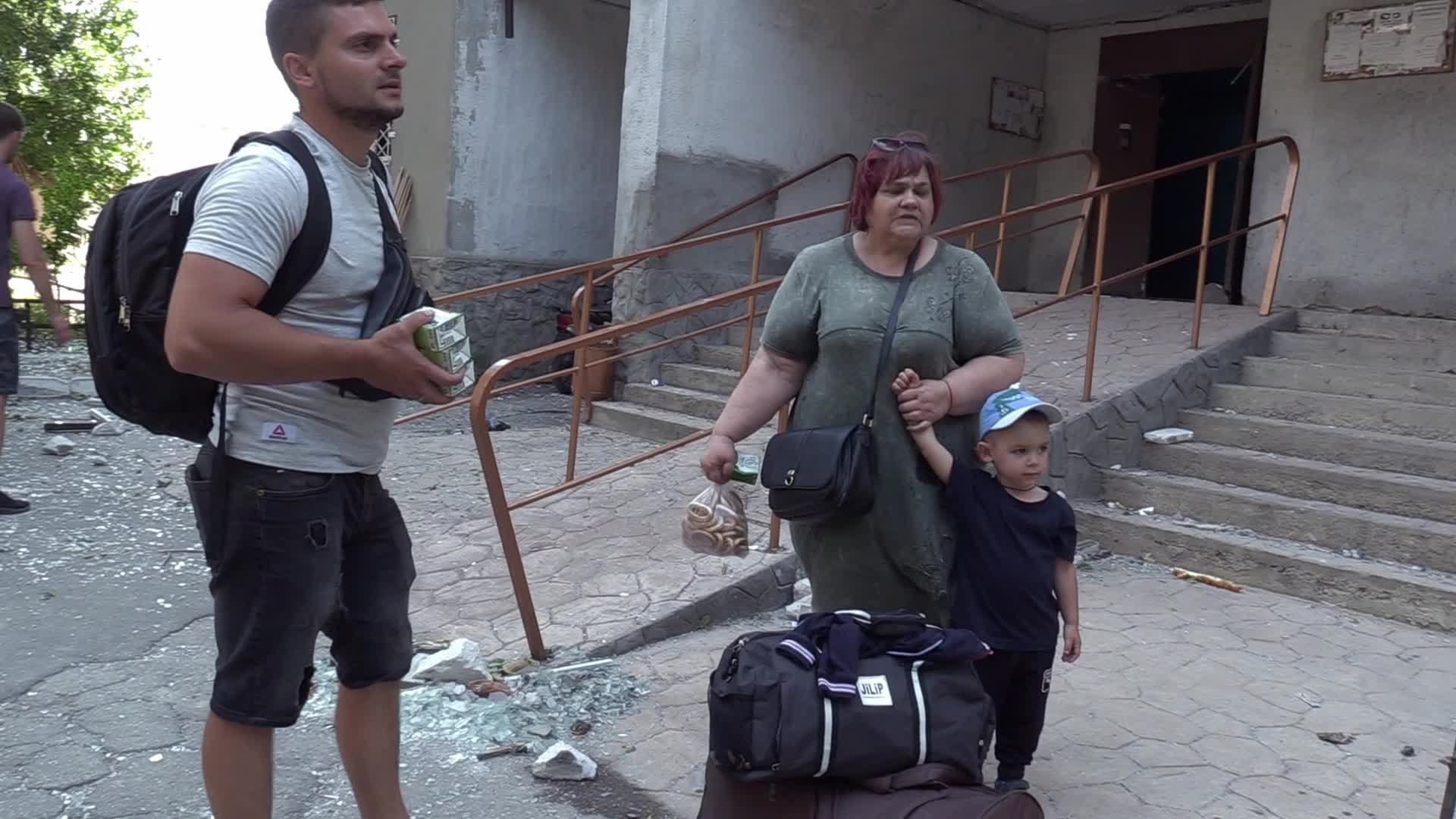 Aftermath of a missile strike in Odesa region, amid Russia's invasion of Ukraine