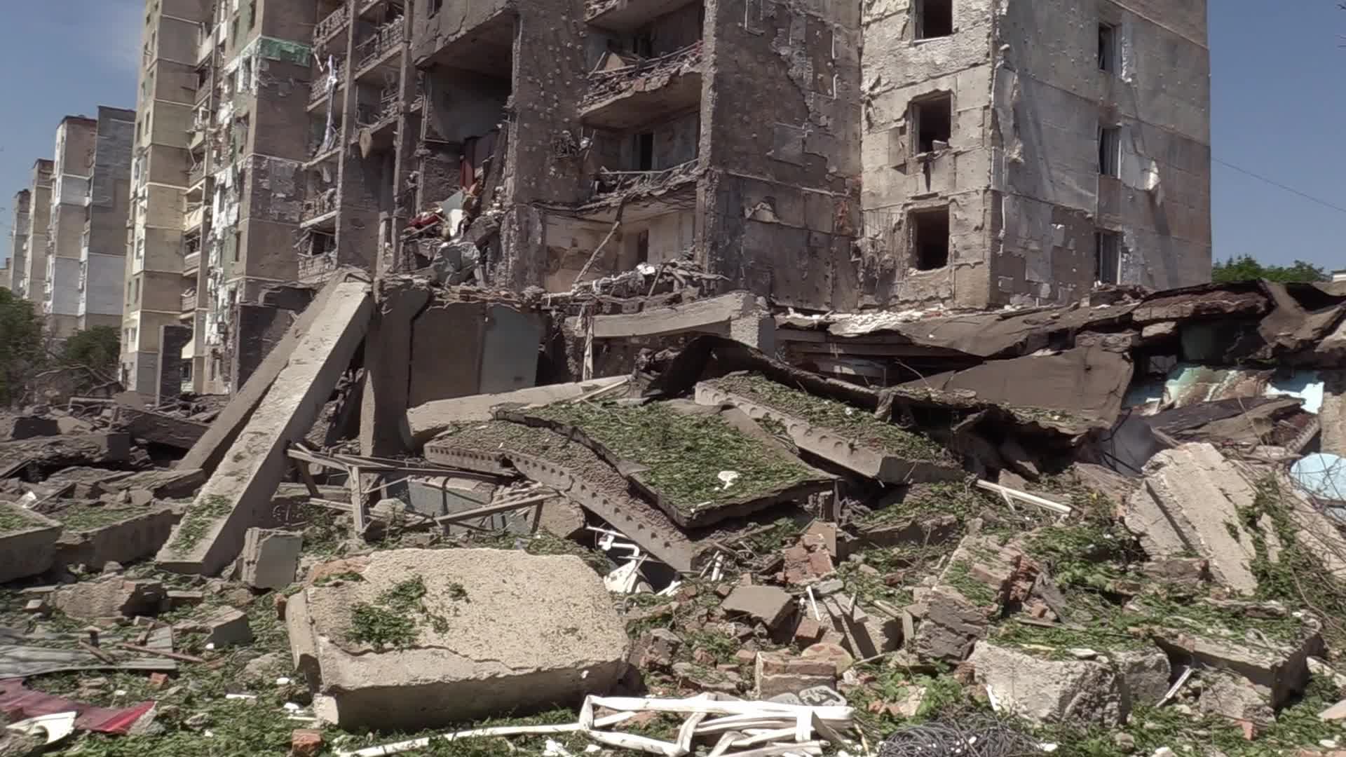Aftermath of a missile strike in Odesa region, amid Russia's invasion of Ukraine