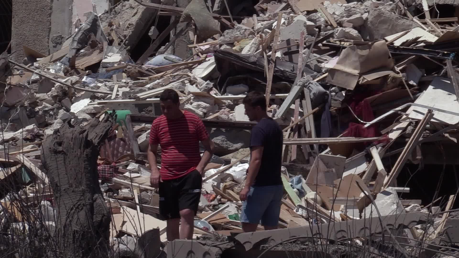 Aftermath of a missile strike in Odesa region, amid Russia's invasion of Ukraine