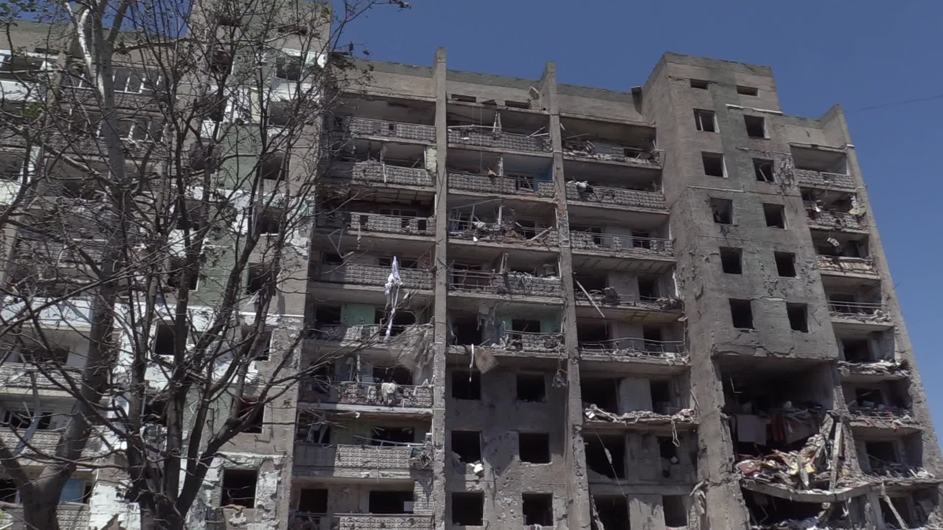 Aftermath of a missile strike in Odesa region, amid Russia's invasion of Ukraine