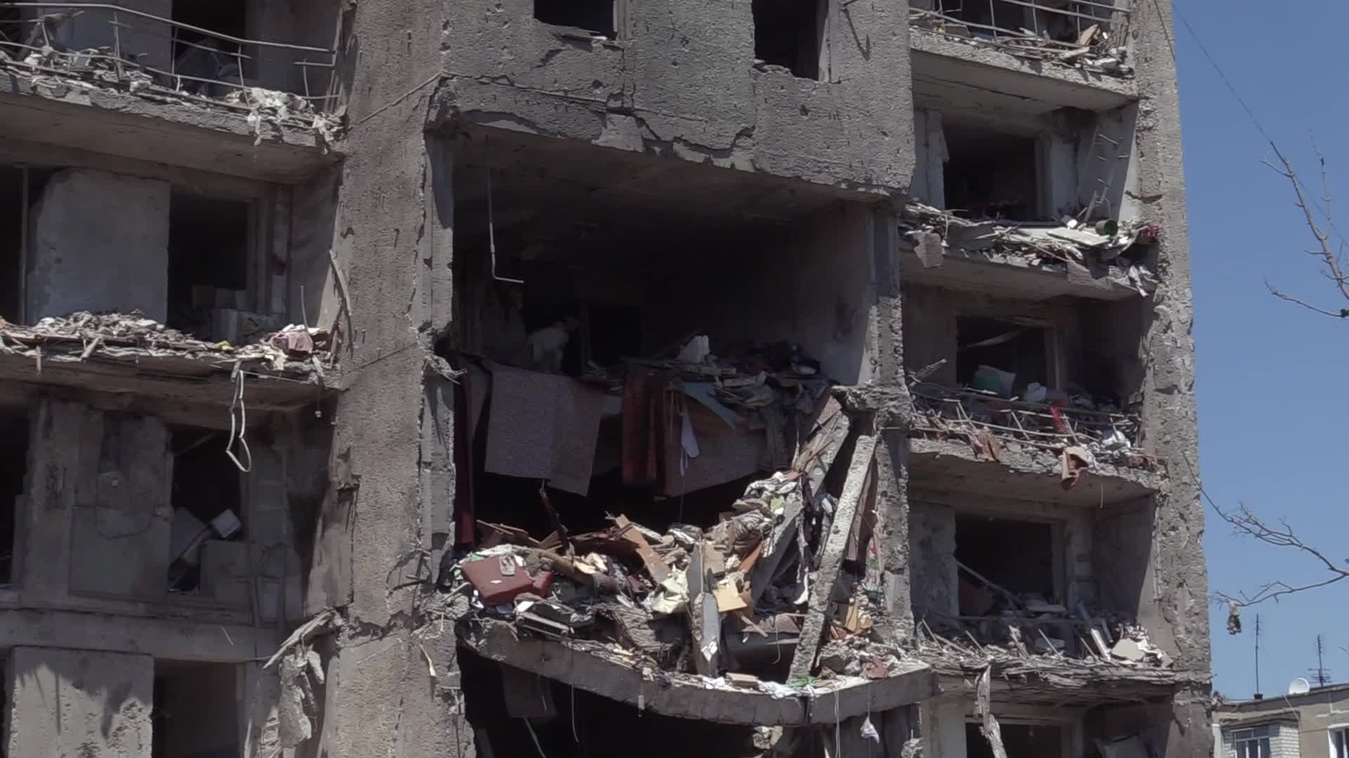 Aftermath of a missile strike in Odesa region, amid Russia's invasion of Ukraine