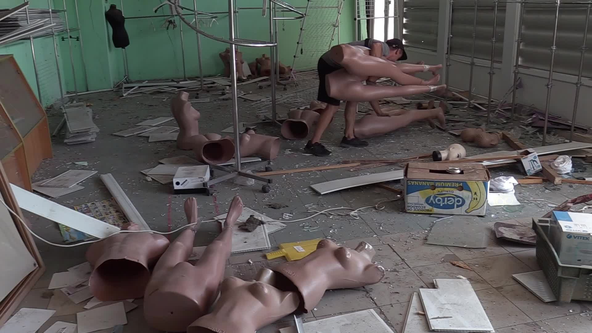Aftermath of a missile strike in Odesa region, amid Russia's invasion of Ukraine