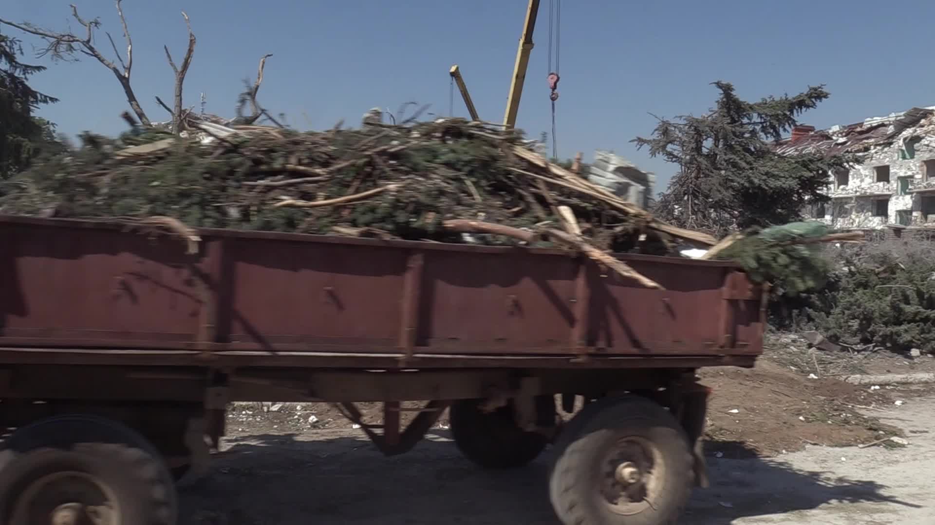 Aftermath of a missile strike in Odesa region, amid Russia's invasion of Ukraine