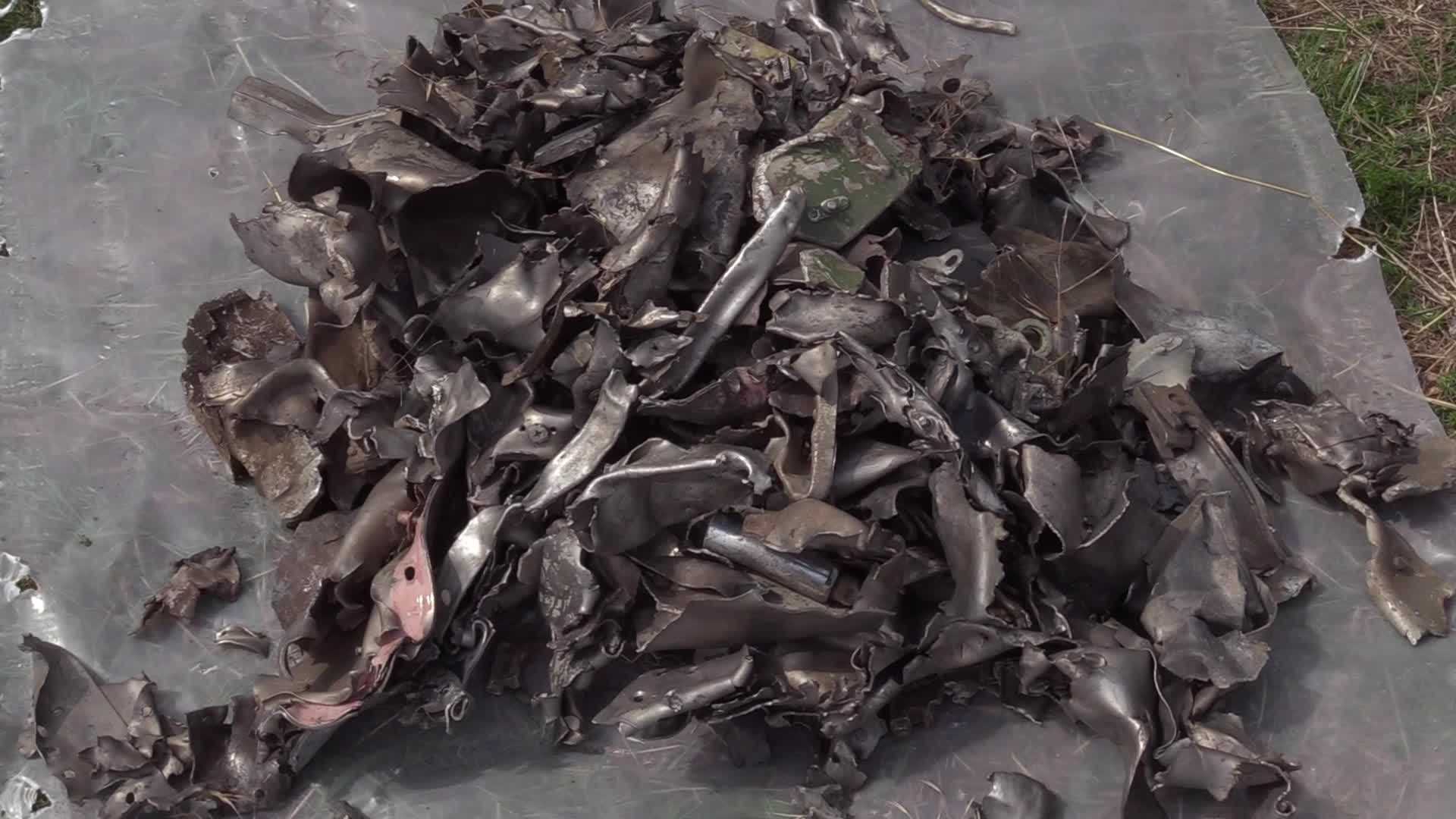 Aftermath of a rocket strike in Odesa region, amid Russian invasion in Ukraine
