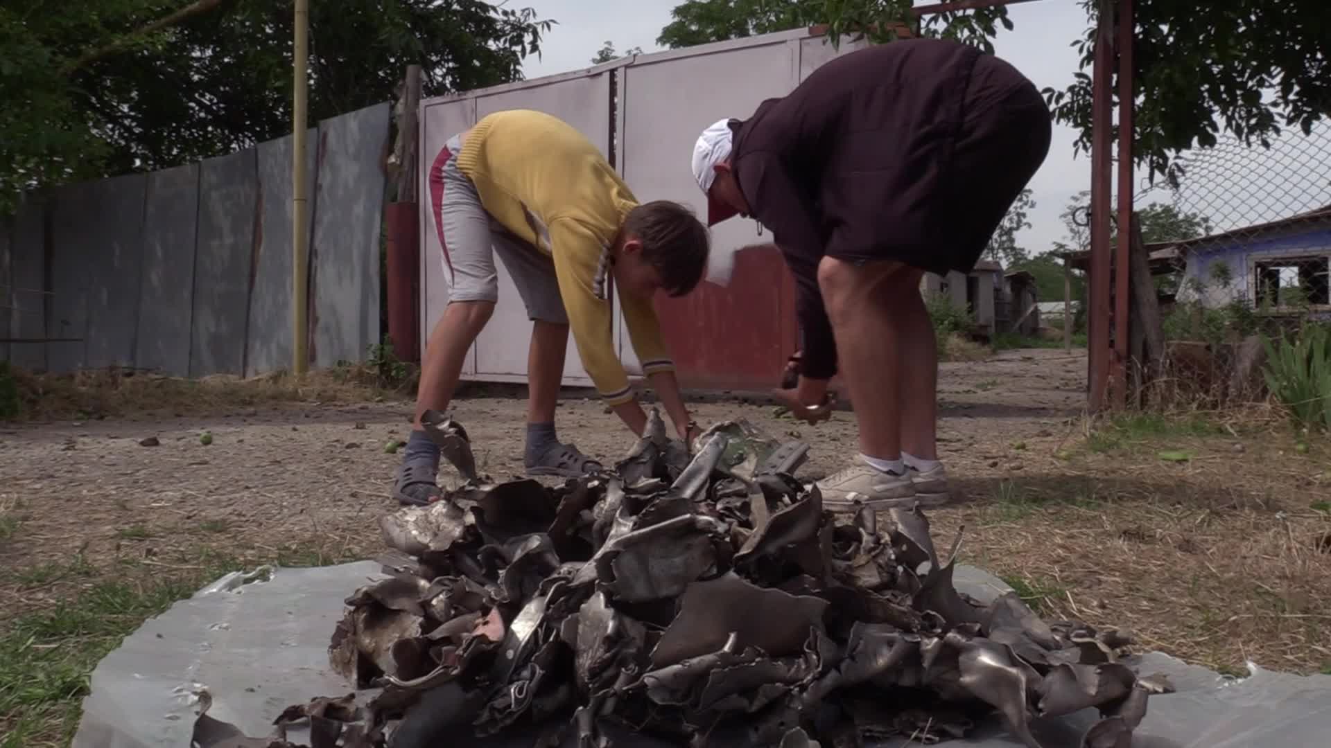 Aftermath of a rocket strike in Odesa region, amid Russian invasion in Ukraine