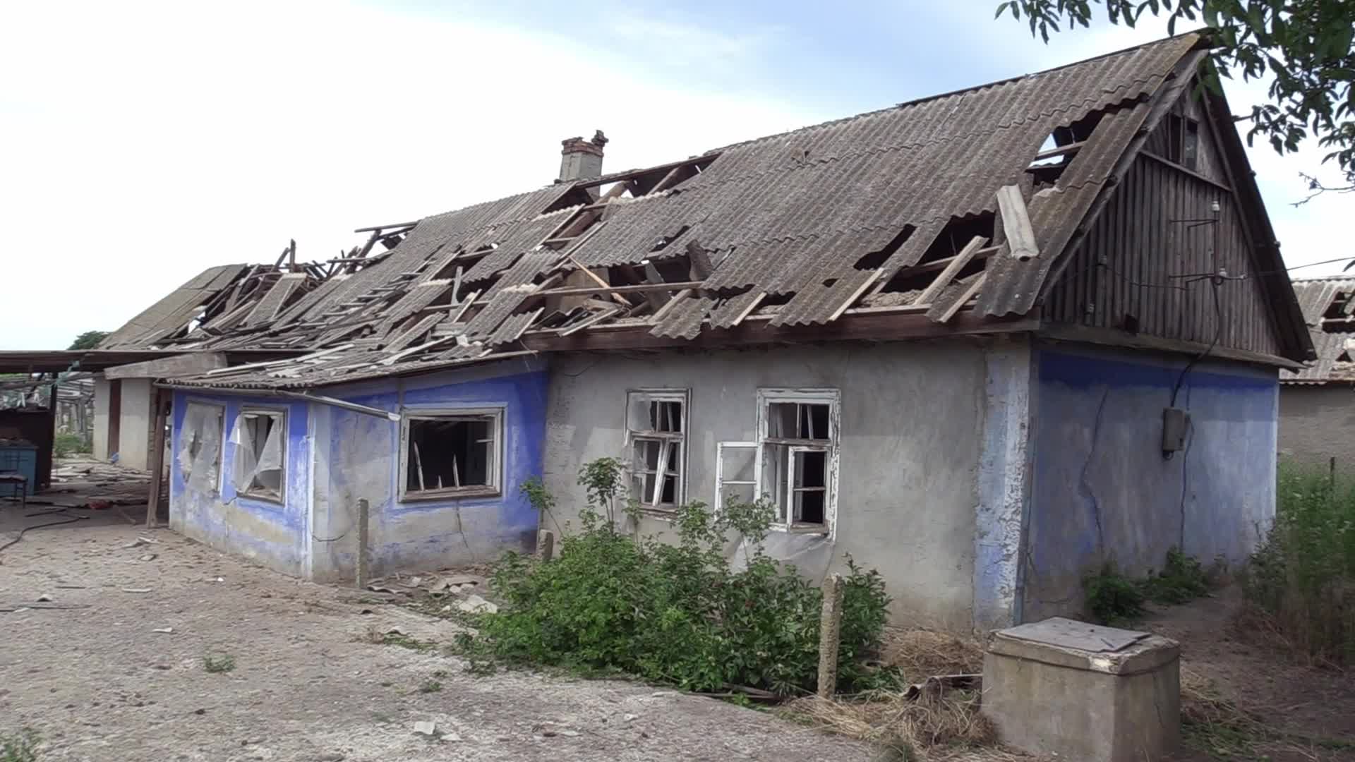 Aftermath of a rocket strike in Odesa region, amid Russian invasion in Ukraine