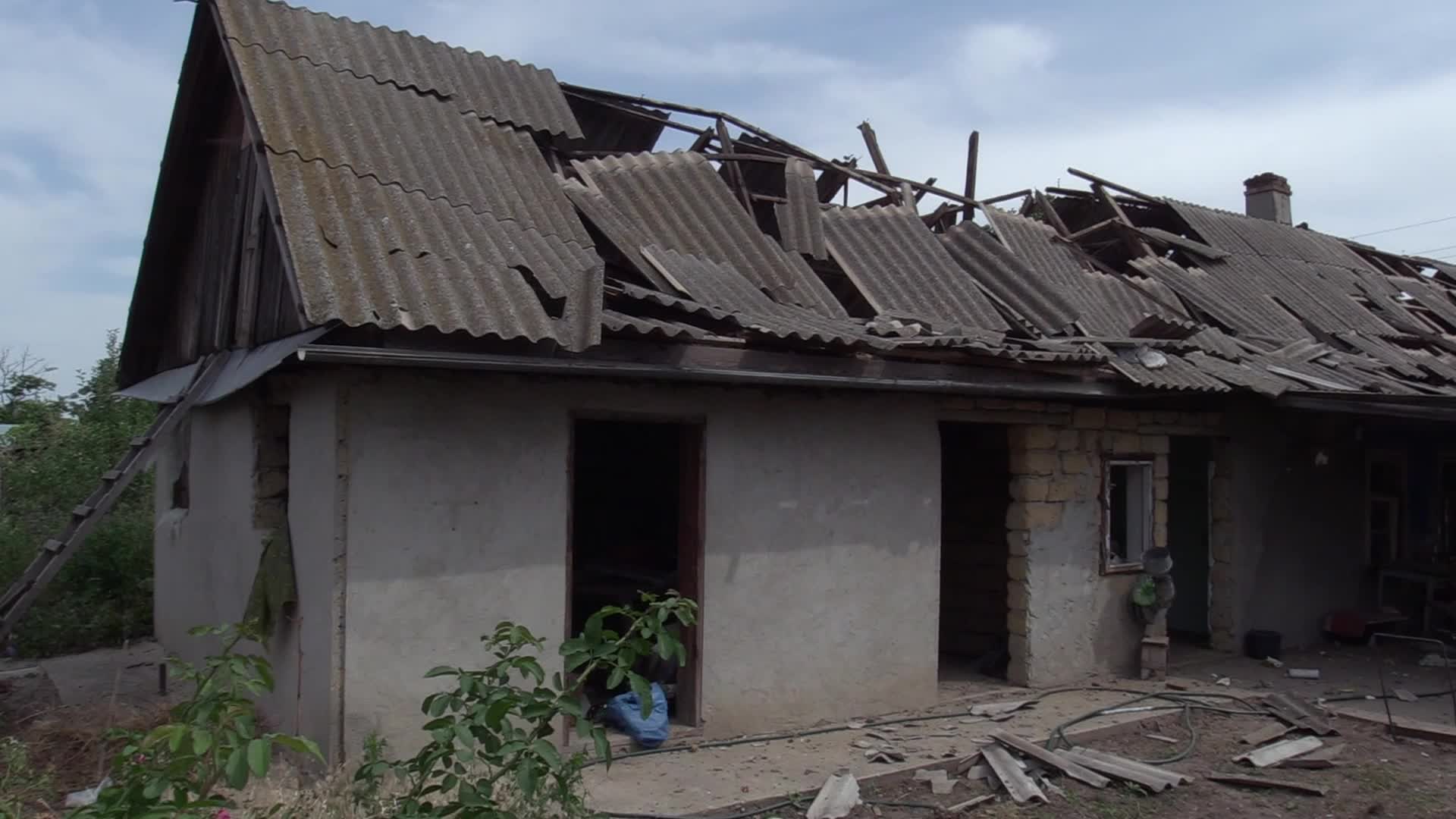 Aftermath of a rocket strike in Odesa region, amid Russian invasion in Ukraine