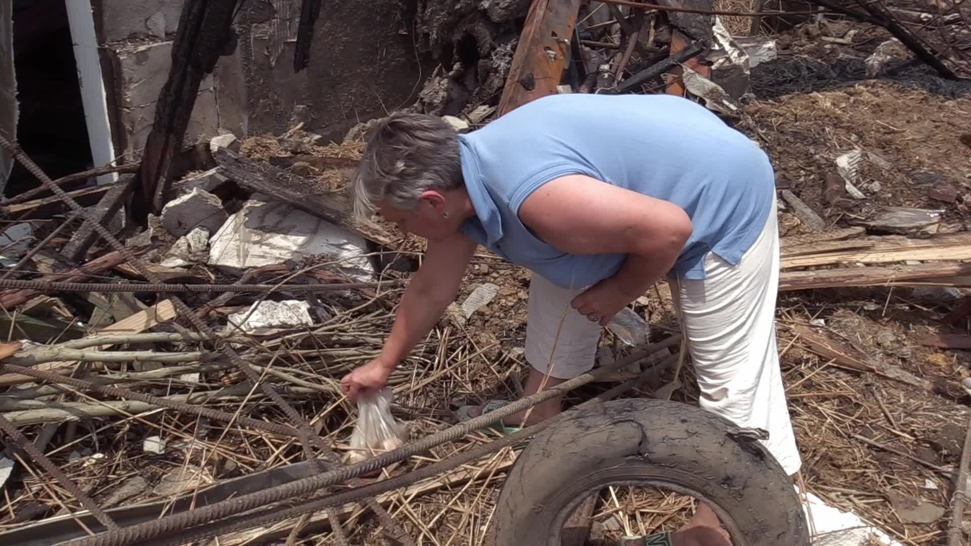 Aftermath of a rocket strike in Odesa region, amid Russian invasion in Ukraine
