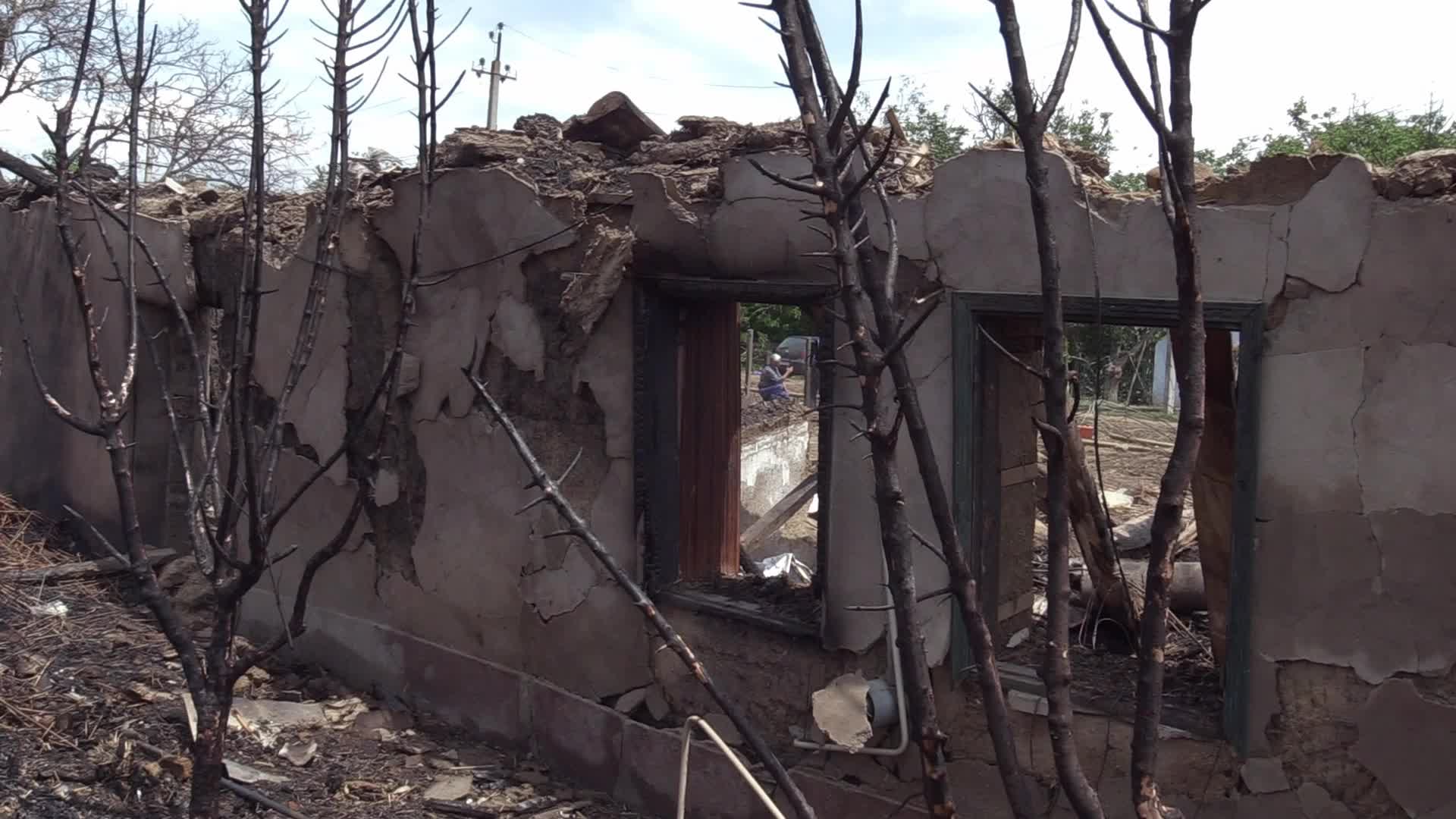 Aftermath of a rocket strike in Odesa region, amid Russian invasion in Ukraine