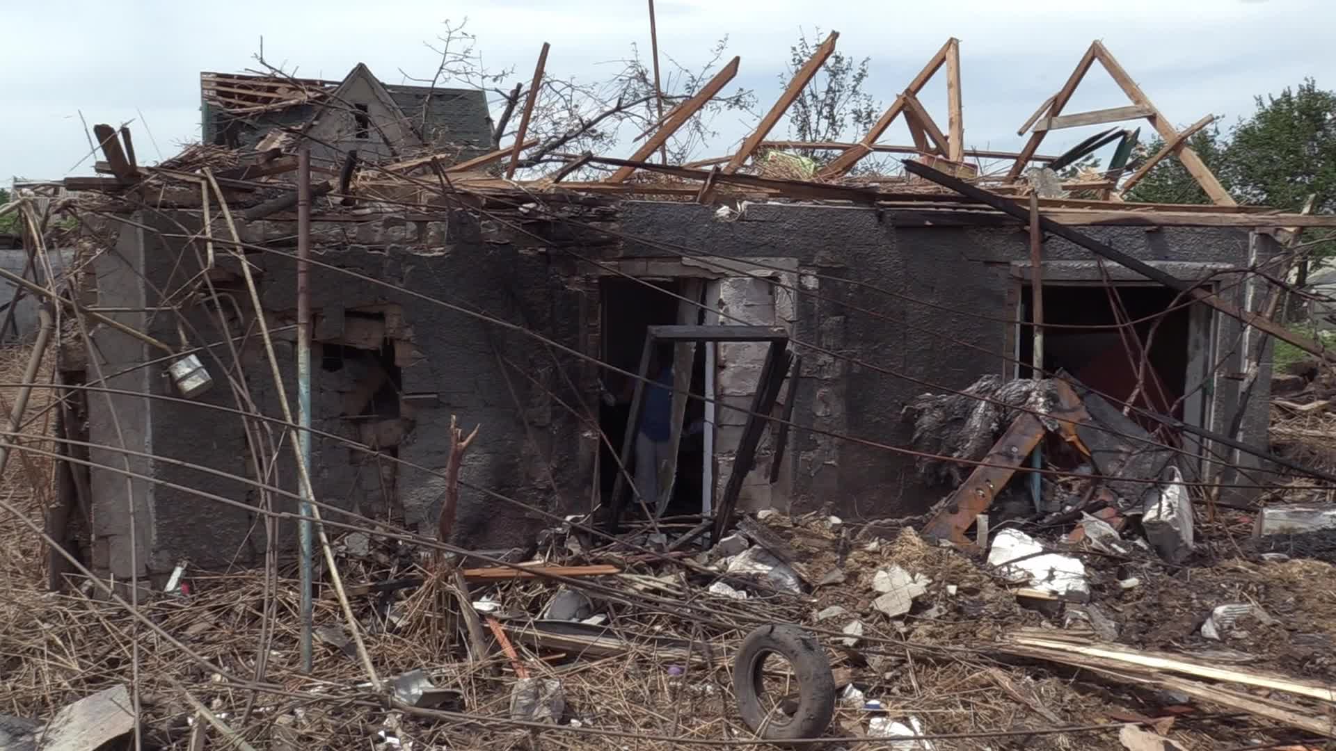 Aftermath of a rocket strike in Odesa region, amid Russian invasion in Ukraine