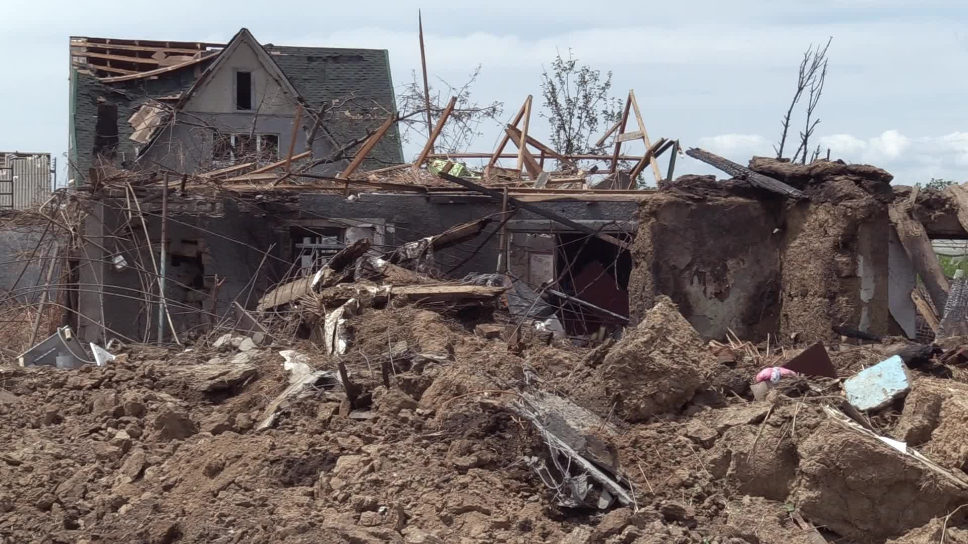 Aftermath of a rocket strike in Odesa region, amid Russian invasion in Ukraine