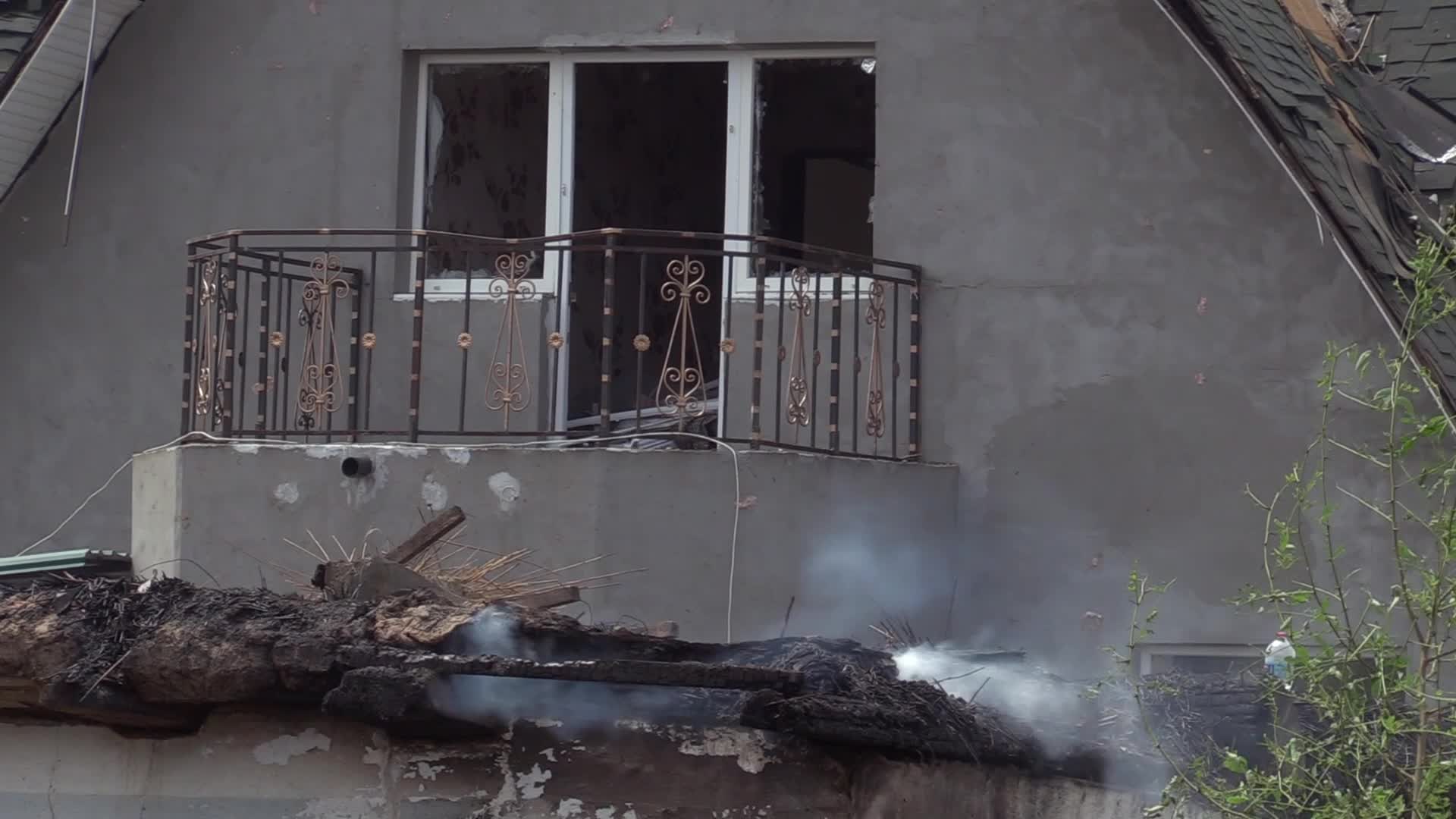 Aftermath of a rocket strike in Odesa region, amid Russian invasion in Ukraine
