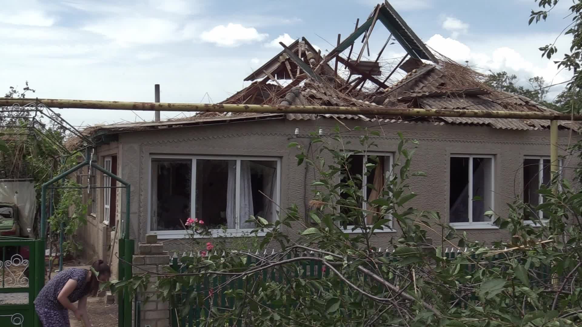 Aftermath of a rocket strike in Odesa region, amid Russian invasion in Ukraine