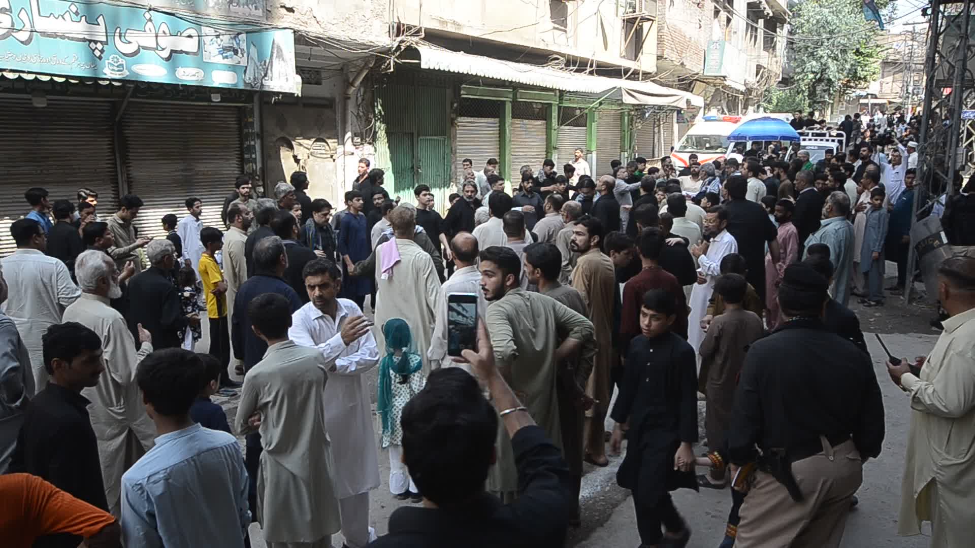 Muharram procession in Peshawar