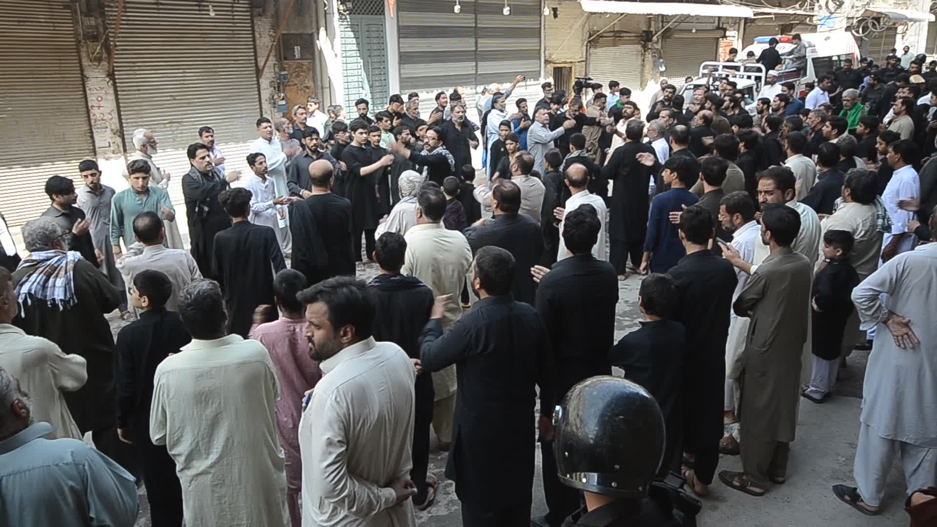 Muharram procession in Peshawar
