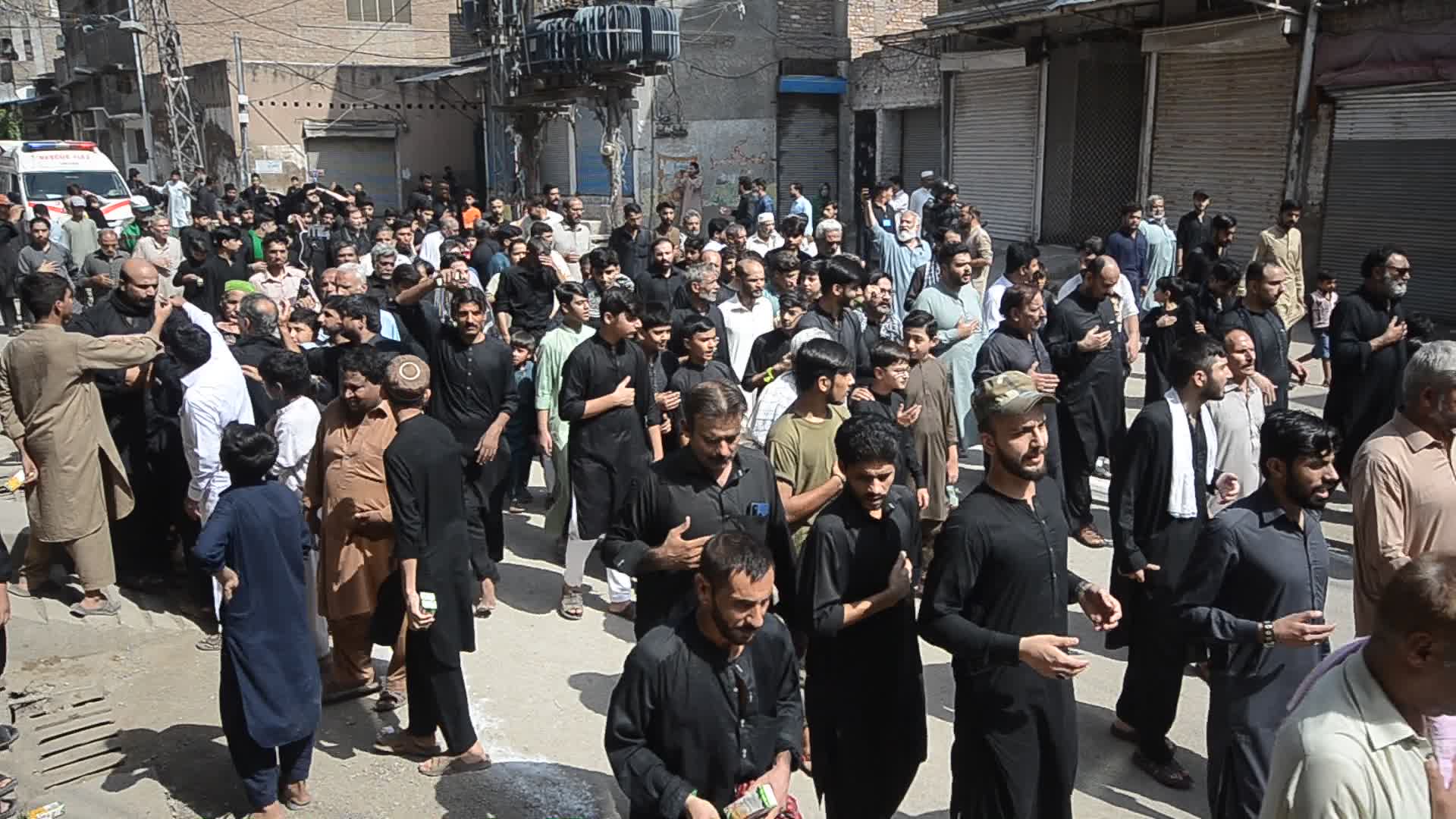Muharram procession in Peshawar