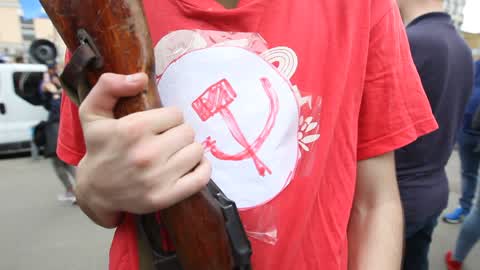 Protesters Rally Against The Abolition of The Decommunization Law In Ukraine