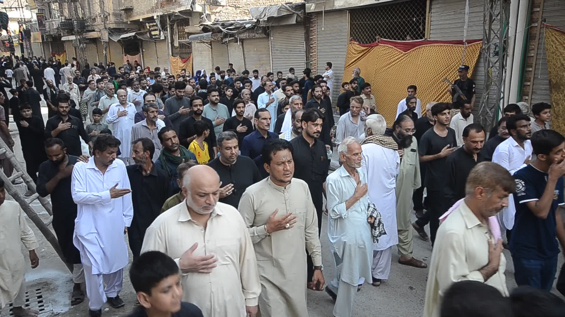 Muharram procession in Peshawar