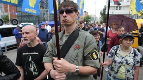 Protesters Rally Against The Abolition of The Decommunization Law In Ukraine