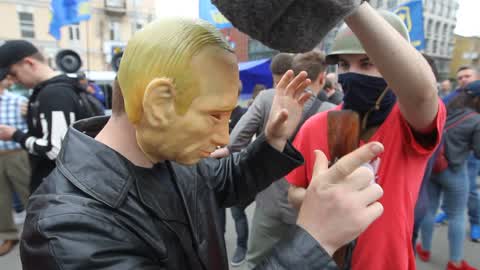 Protesters Rally Against The Abolition Of The Decommunization Law In Ukraine
