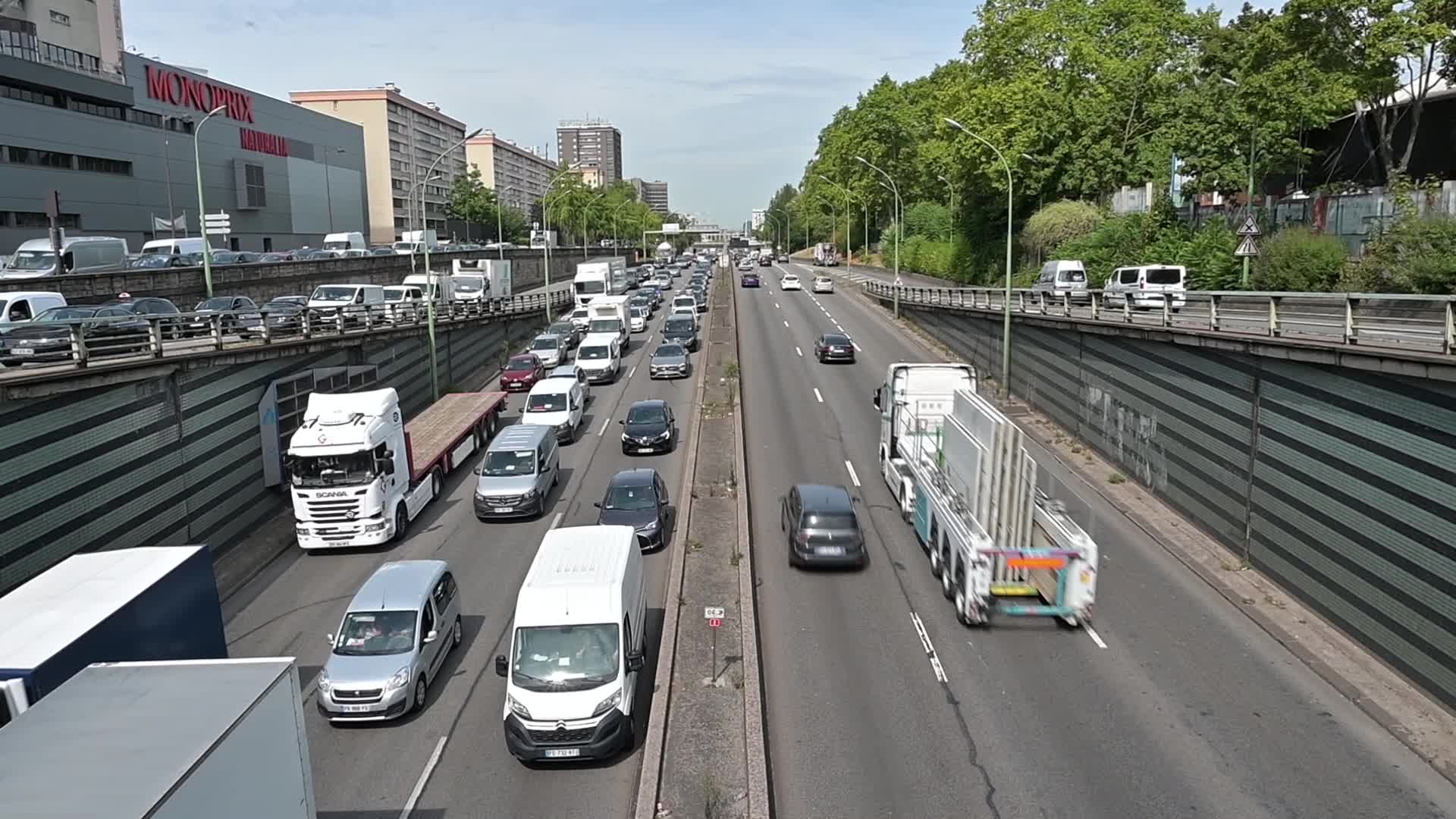 Boulevard Peripherique in Paris