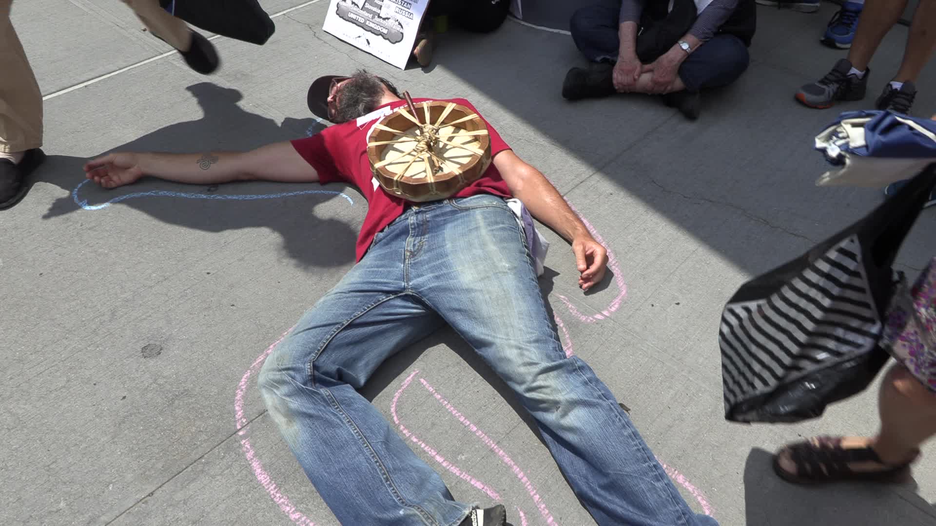 NYC: Peace activists for nuclear disarmament arrested after sit-in