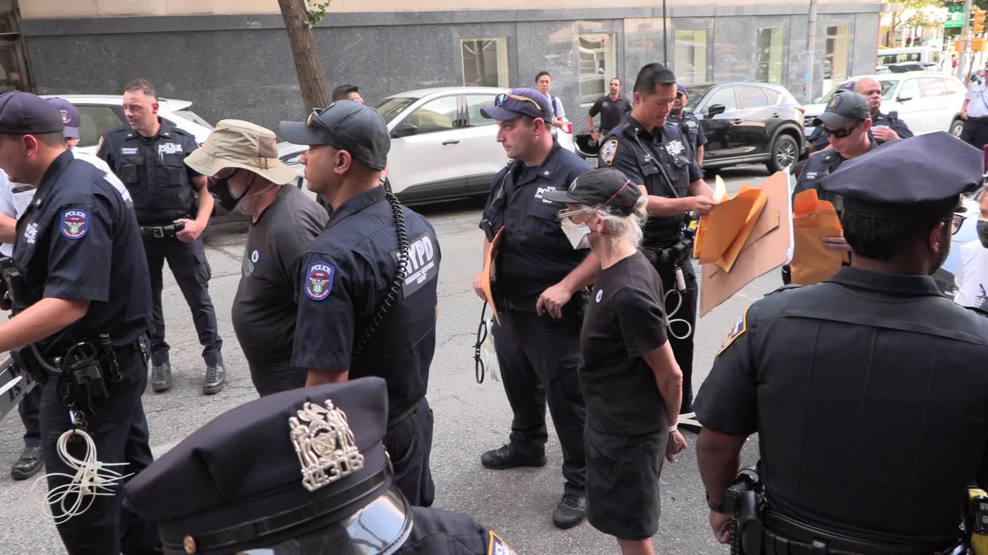 NYC: Peace activists for nuclear disarmament arrested after sit-in