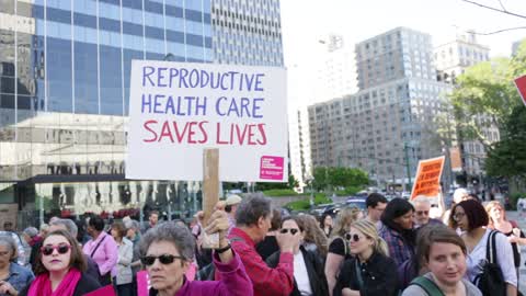 Protest In New York Against The New Restrictive Abortion Laws