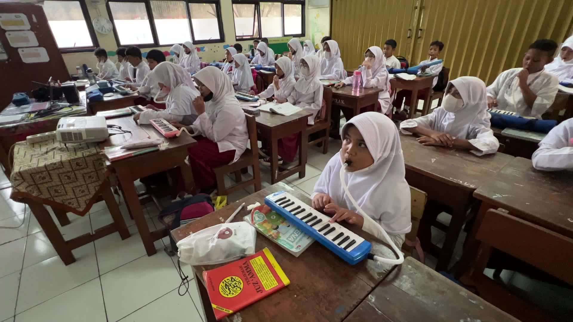 School Day In Indonesia Amid the Covid-19 Pandemic