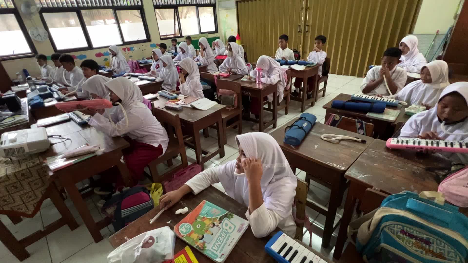 School Day In Indonesia Amid the Covid-19 Pandemic