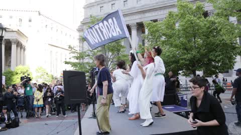 Protest In New York Against The New Restrictive Abortion Laws