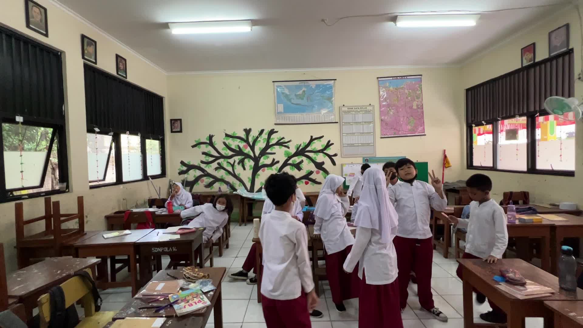 School Day In Indonesia Amid the Covid-19 Pandemic