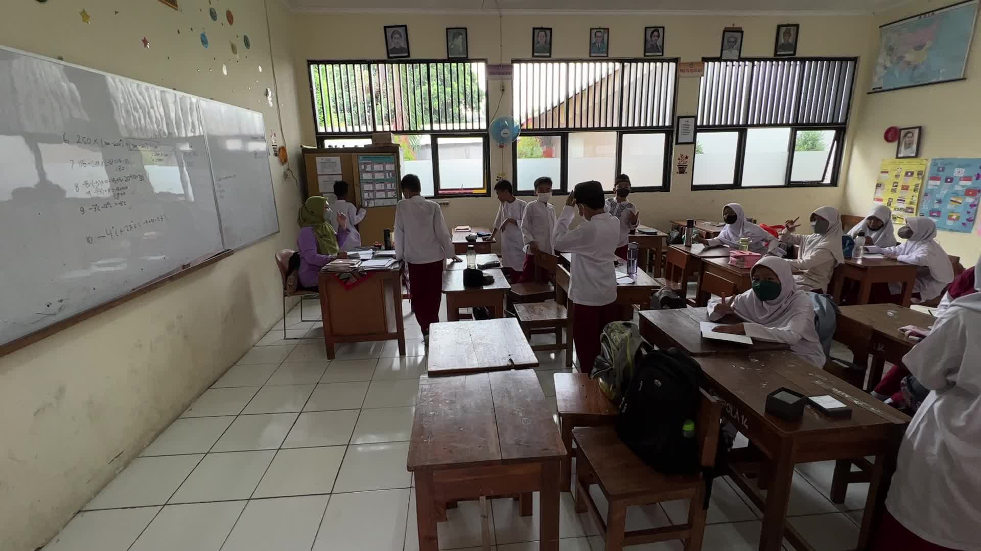 School Day In Indonesia Amid the Covid-19 Pandemic