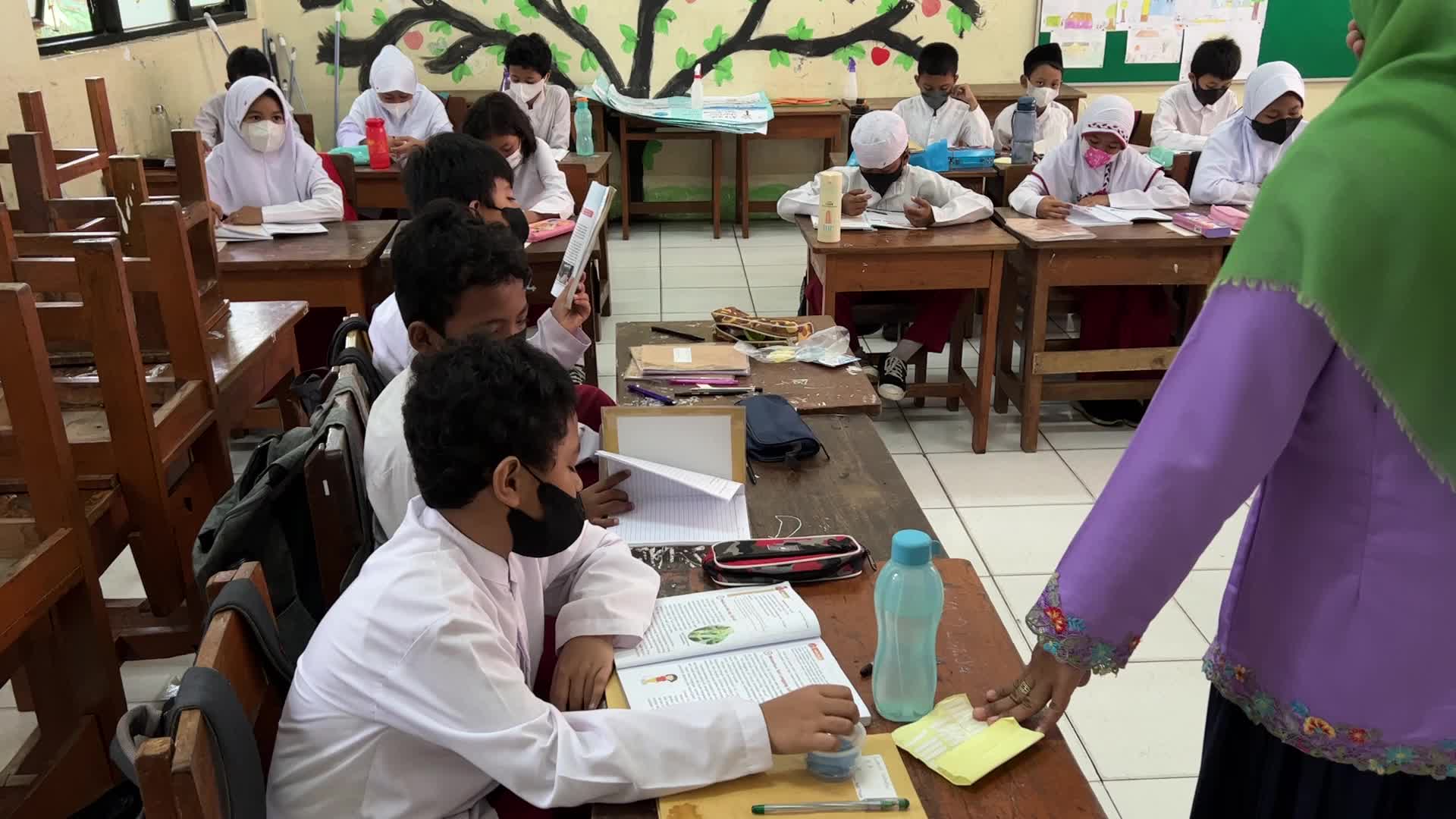 School Day In Indonesia Amid the Covid-19 Pandemic