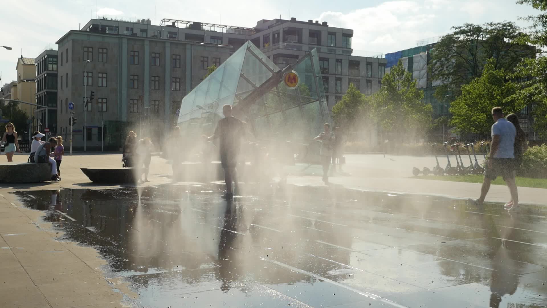 A heatwave in Europe