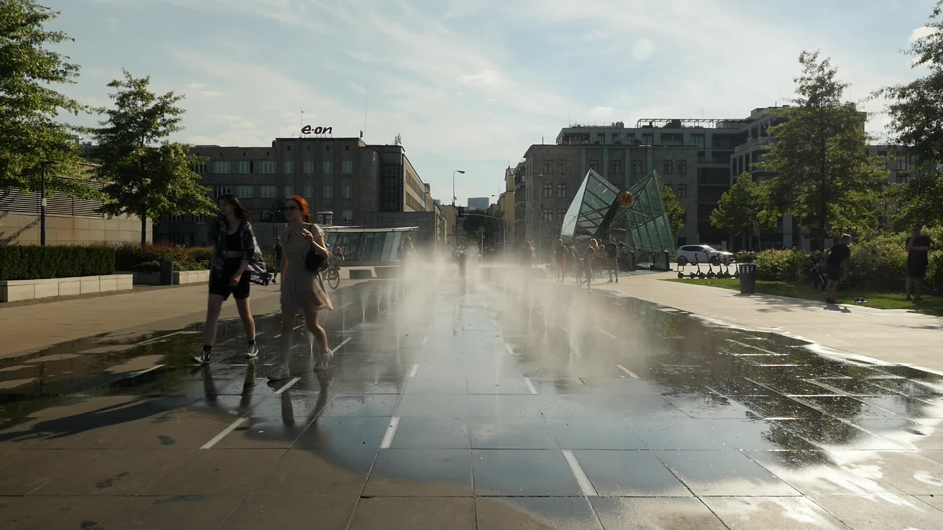 A heatwave in Europe