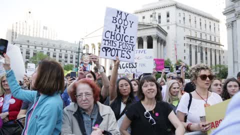 Protest In New York Against The New Restrictive Abortion Laws