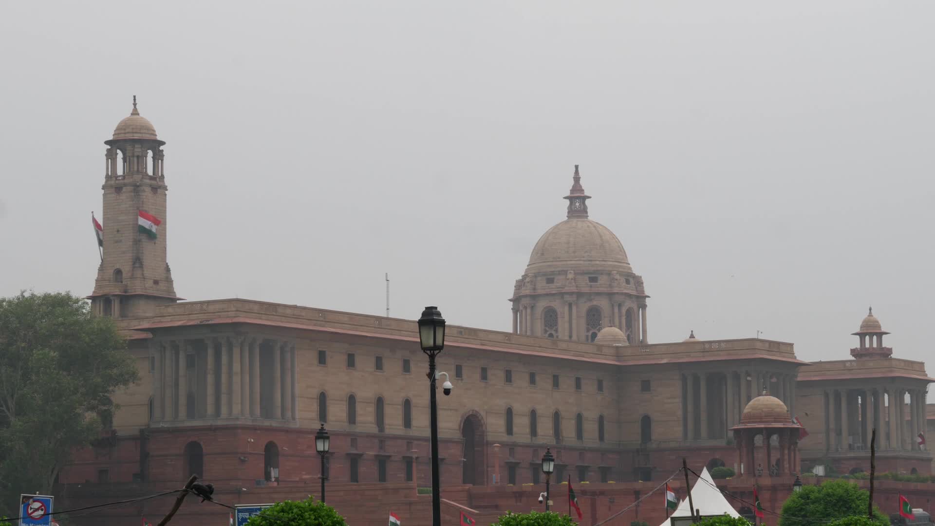 A view of South Block at Raisina Hill, New Delhi