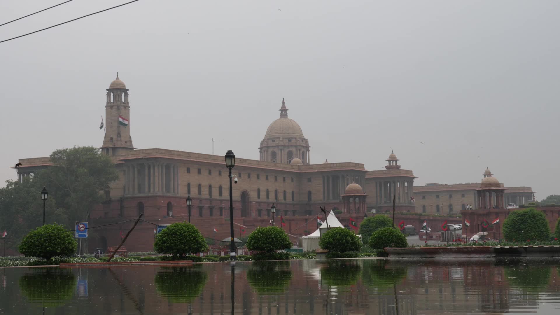 A view of South Block at Raisina Hill, New Delhi