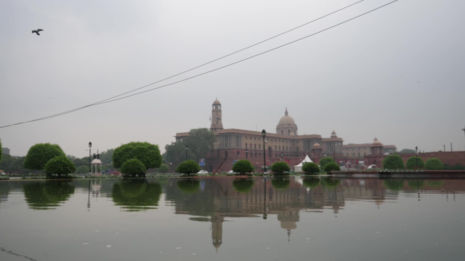 A view of South Block at Raisina Hill, New Delhi