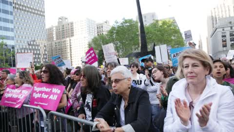 Protest In New York Against The New Restrictive Abortion Laws