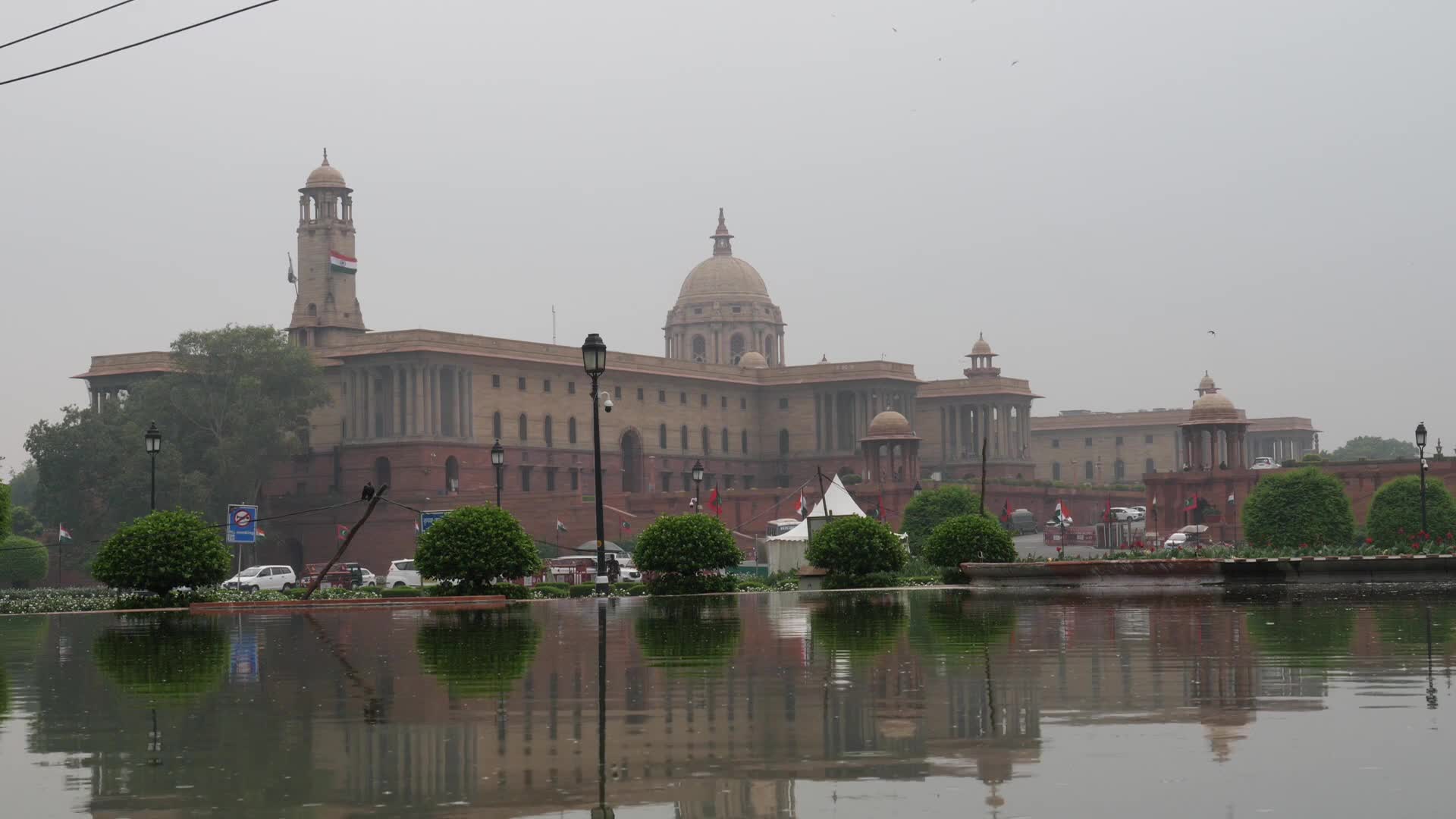 A view of South Block at Raisina Hill, New Delhi