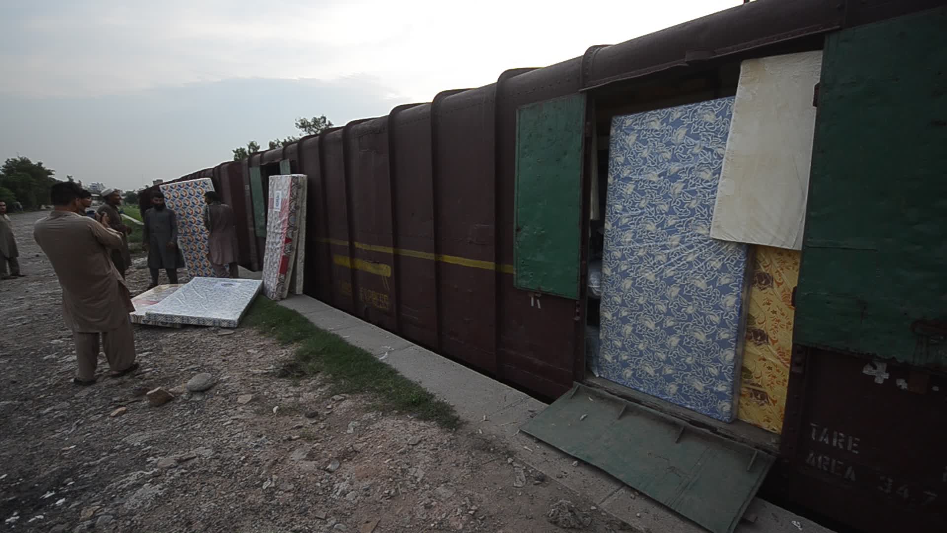 Pakistan flash flood Aid in Peshawar
