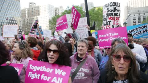 Protest In New York Against The New Restrictive Abortion Laws