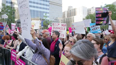 Protest In New York Against The New Restrictive Abortion Laws