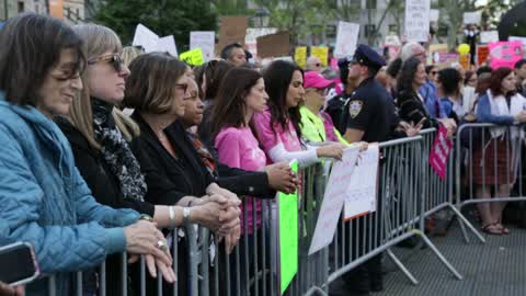 Protest In New York Against The New Restrictive Abortion Laws