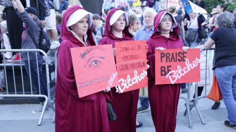 Protest In New York Against The New Restrictive Abortion Laws